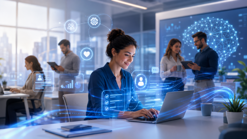 How Artificial Intelligence Is Transforming the employee experience: The new driver of productivity, talent, and innovation in businesses How Artificial Intelligence Is Transforming the employee experience: The new driver of productivity, talent, and innovation in businesses
